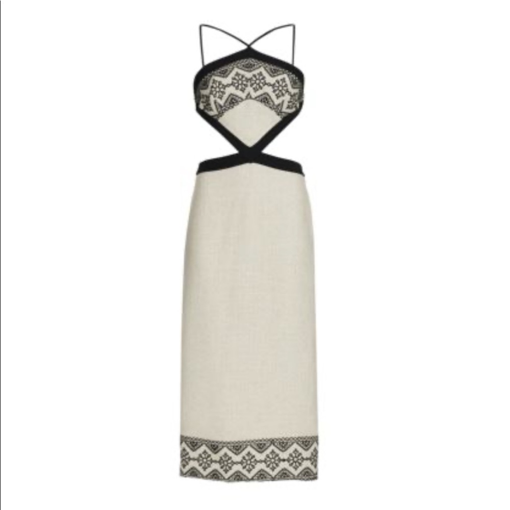 Patbo open back dress